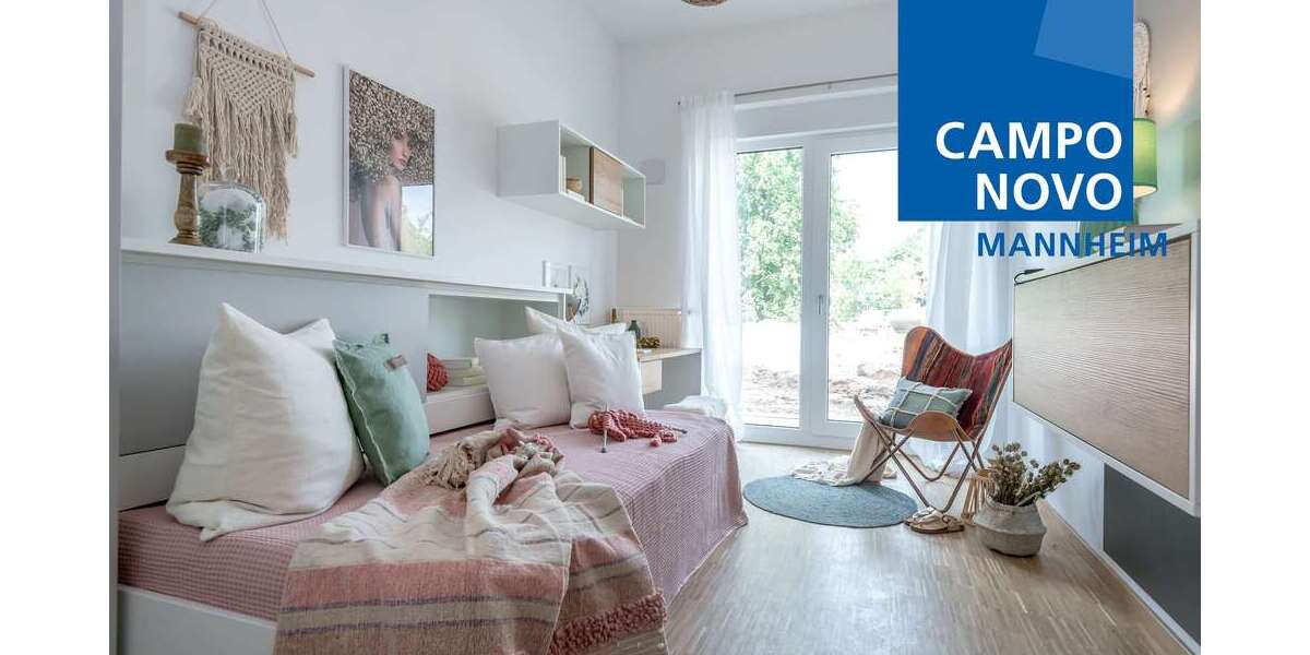 Etagenwohnung Mannheim Käfertal - 1 Zimmer, 25 m&sup2;, 565&euro; | Angebot:27320918