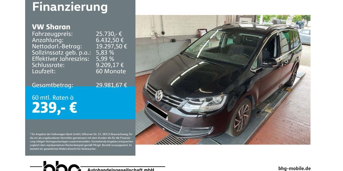 VW Sharan 105.900 km 25.730 &euro; Freiburg 79115