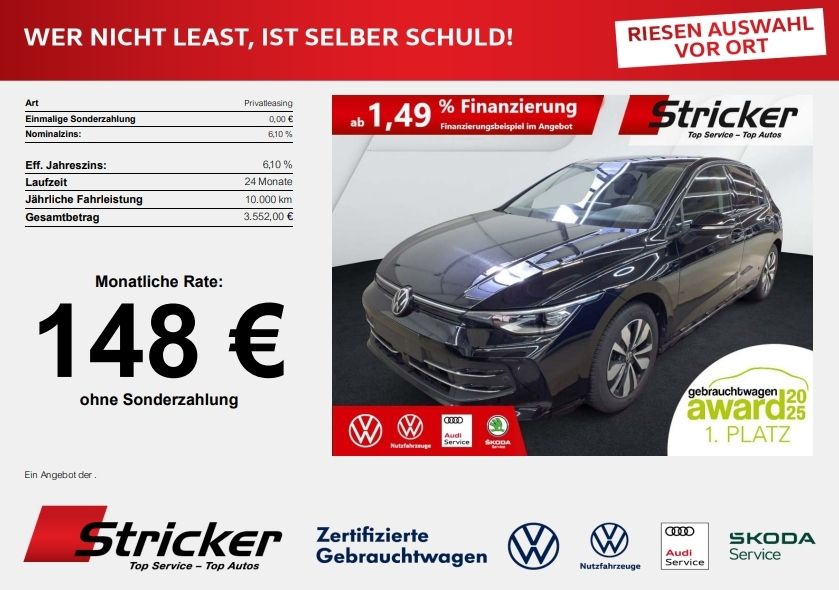 VW Golf 16.971 km 26.199 &euro; Detmold 32760