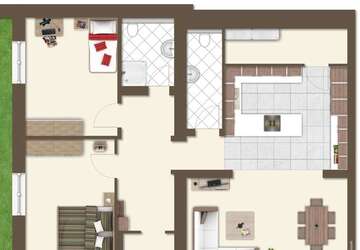 Wohnung Lustadt Niederlustadt - 4 Zimmer, 109 m&sup2;, 1.200&euro; | Angebot:27303672