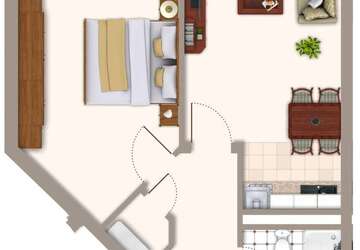 Wohnung Magdeburg Hopfengarten - 2 Zimmer, 50 m&sup2;, 455&euro; | Angebot:27324665