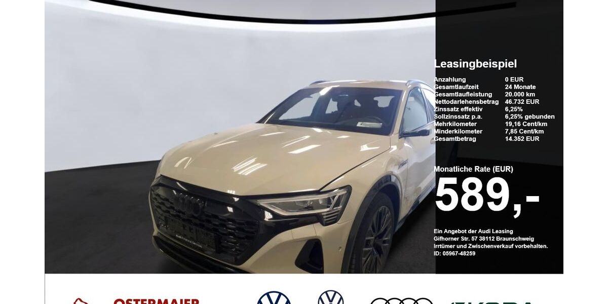 Audi Q8 e-tron 64.090 km 56.800 &euro; Mühldorf am Inn 84453