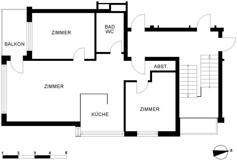 Etagenwohnung Oldenburg Bloherfelde - 3 Zimmer, 64 m&sup2;, 529&euro; | Angebot:27327005