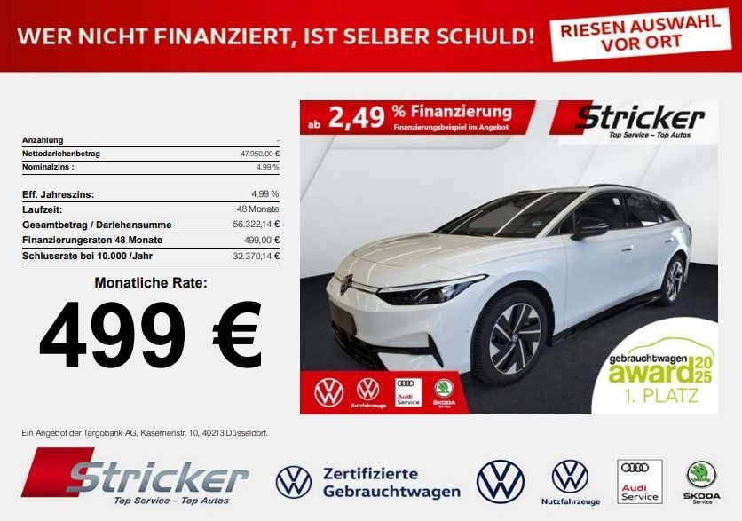 VW ID.7 17.882 km 47.949 &euro; Detmold 32760